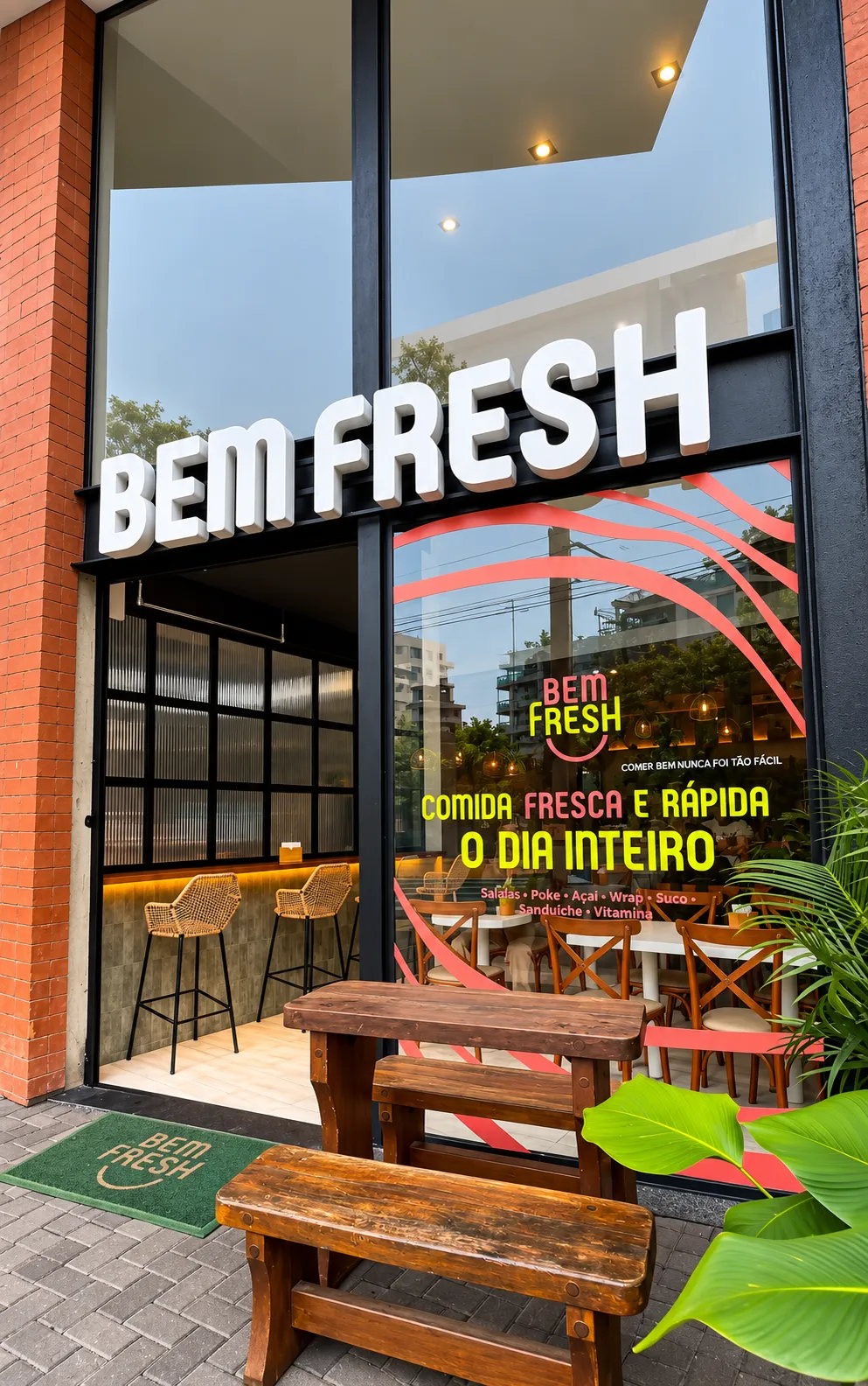 Fachada da loja Bem Fresh
